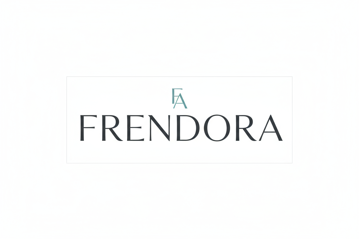 Logo Frendora concept minimalist